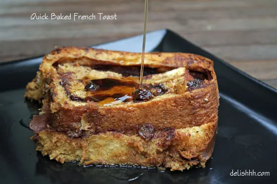 Quick Baked French Toast